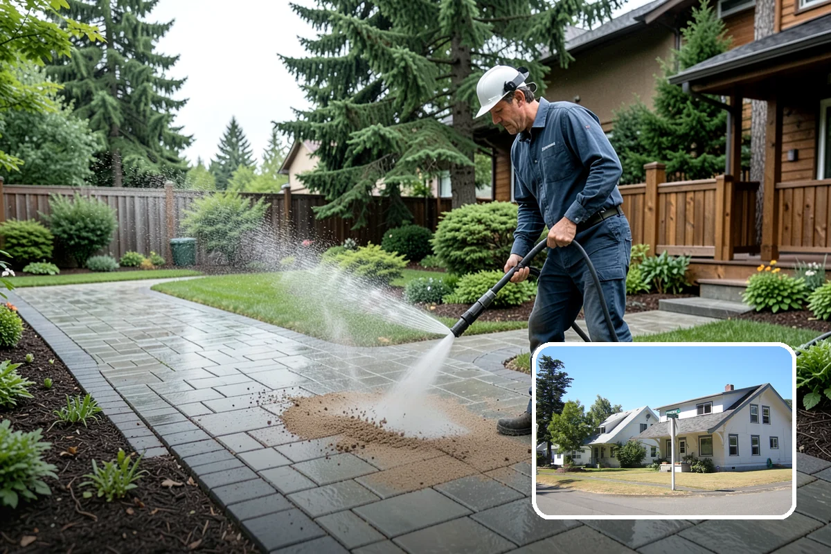 Window Sill Cleaning in DuPont, Pierce County, WA - Clears algae and organic streaks from the sills