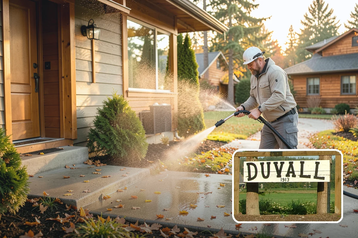 Window Sill Cleaning in Duvall, King County, WA - Clears algae and organic streaks from the sills