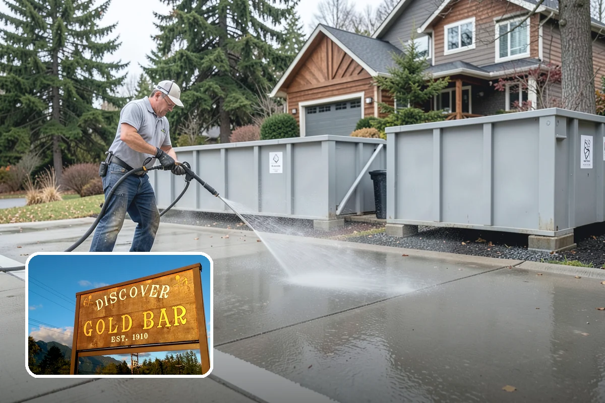 Window Sill Cleaning in Gold Bar, Snohomish County, WA - Clears algae and organic streaks from the sills
