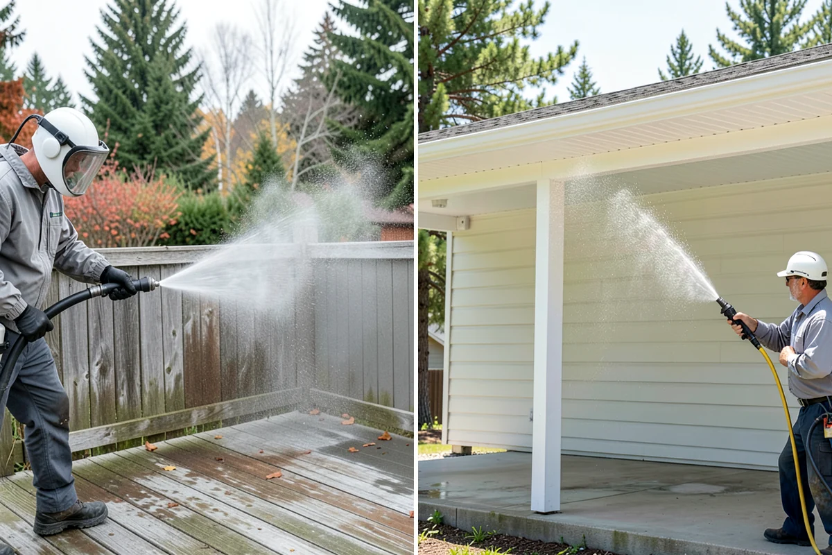 Window Sill Cleaning in Lake Forest Park, King County, WA - Clear loose debris from the sill surfaces