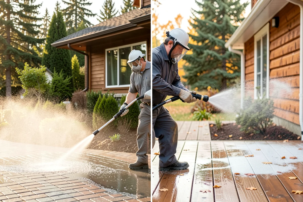 Window Sill Cleaning in Lyman, Skagit County, WA - Clear loose debris from the sill surfaces