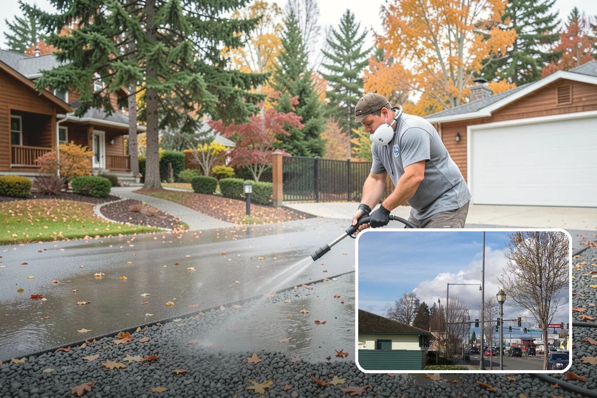 Window Sill Cleaning in Marysville, Snohomish County, WA - Clears algae and organic streaks from the sills