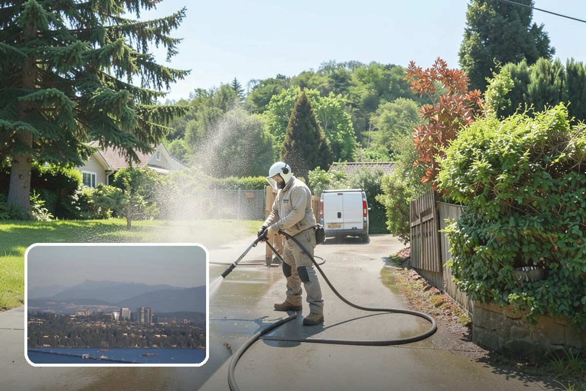 Window Sill Cleaning in Medina, King County, WA - Clears algae and organic streaks from the sills