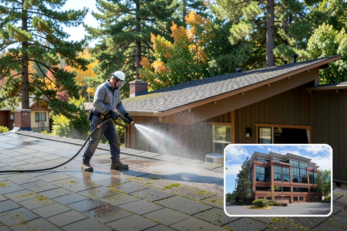 Window Sill Cleaning in Mountlake Terrace, Snohomish County, WA - Clears algae and organic streaks from the sills