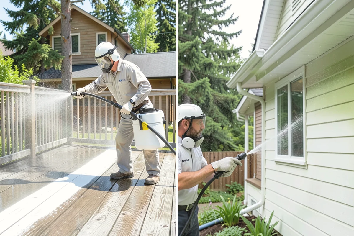 Window Sill Cleaning in Oak Harbor, Island County, WA - Clear loose debris from the sill surfaces