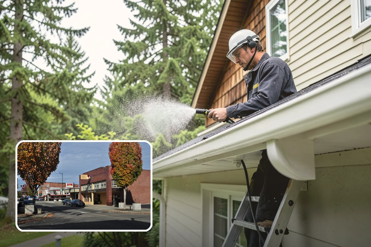 Window Sill Cleaning in Puyallup, Pierce County, WA - Clears algae and organic streaks from the sills