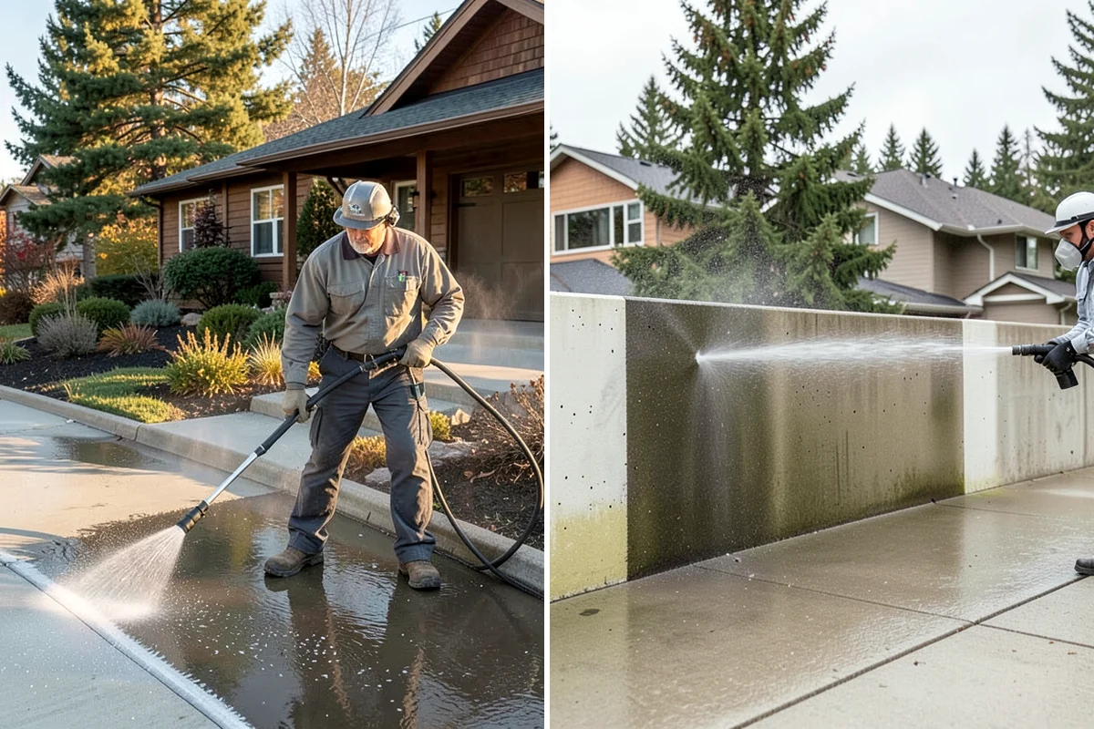 Window Sill Cleaning in Puyallup, Pierce County, WA - Clear loose debris from the sill surfaces