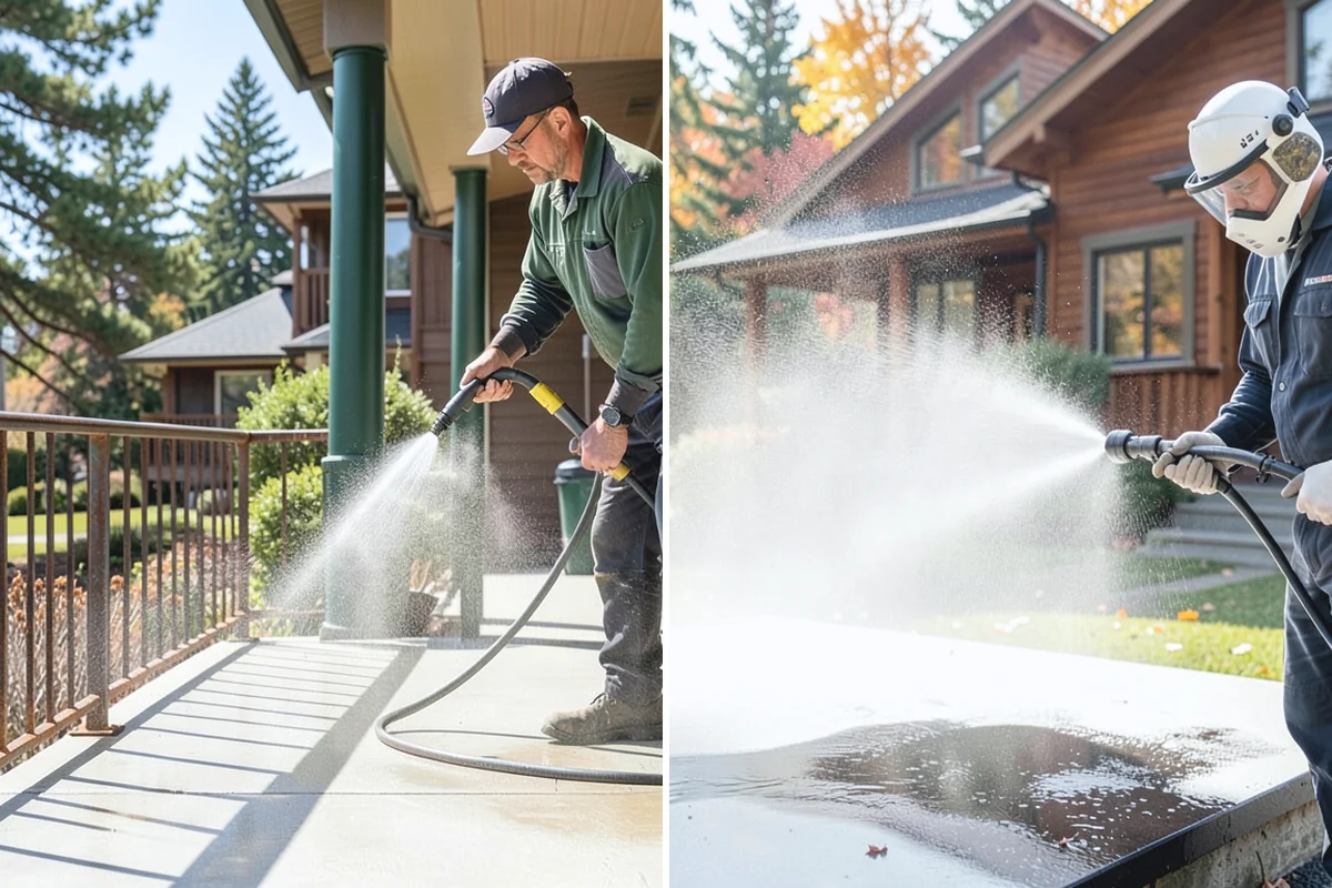 Window Sill Cleaning in Renton, King County, WA - Clear loose debris from the sill surfaces