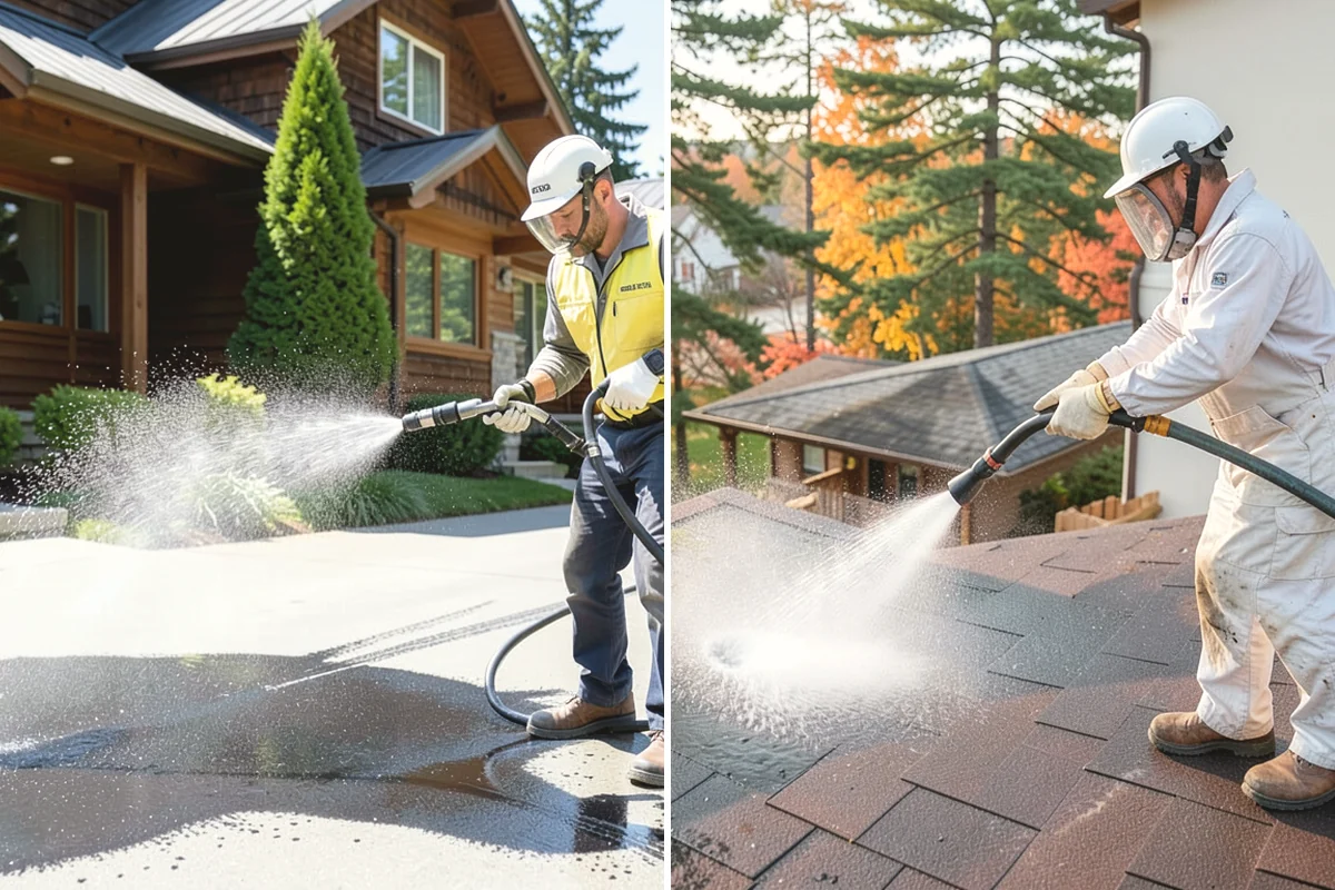 Window Sill Cleaning in Ruston, Pierce County, WA - Clear loose debris from the sill surfaces