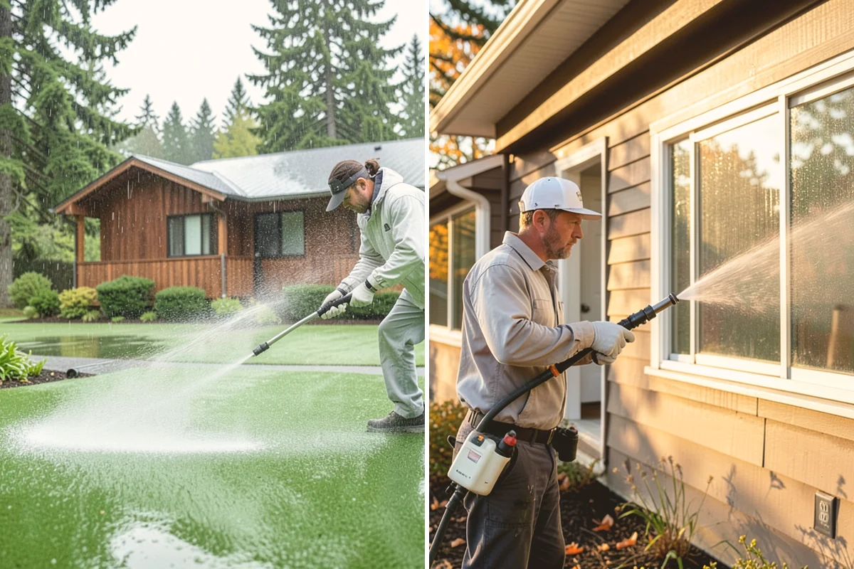 Window Sill Cleaning in Sammamish, King County, WA - Clear loose debris from the sill surfaces