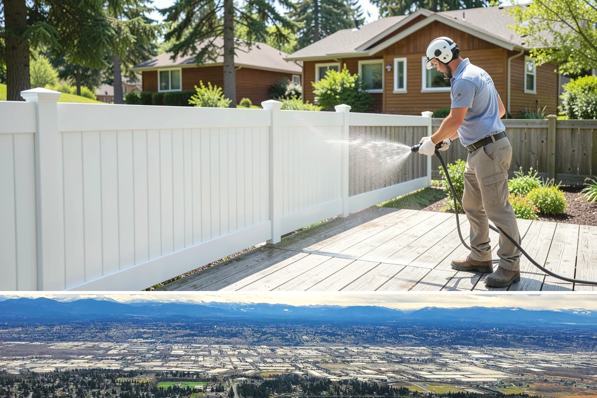 Window Sill Cleaning in SeaTac, King County, WA - Clean sills in spring to remove the algae the shaded, wet winter encourages.