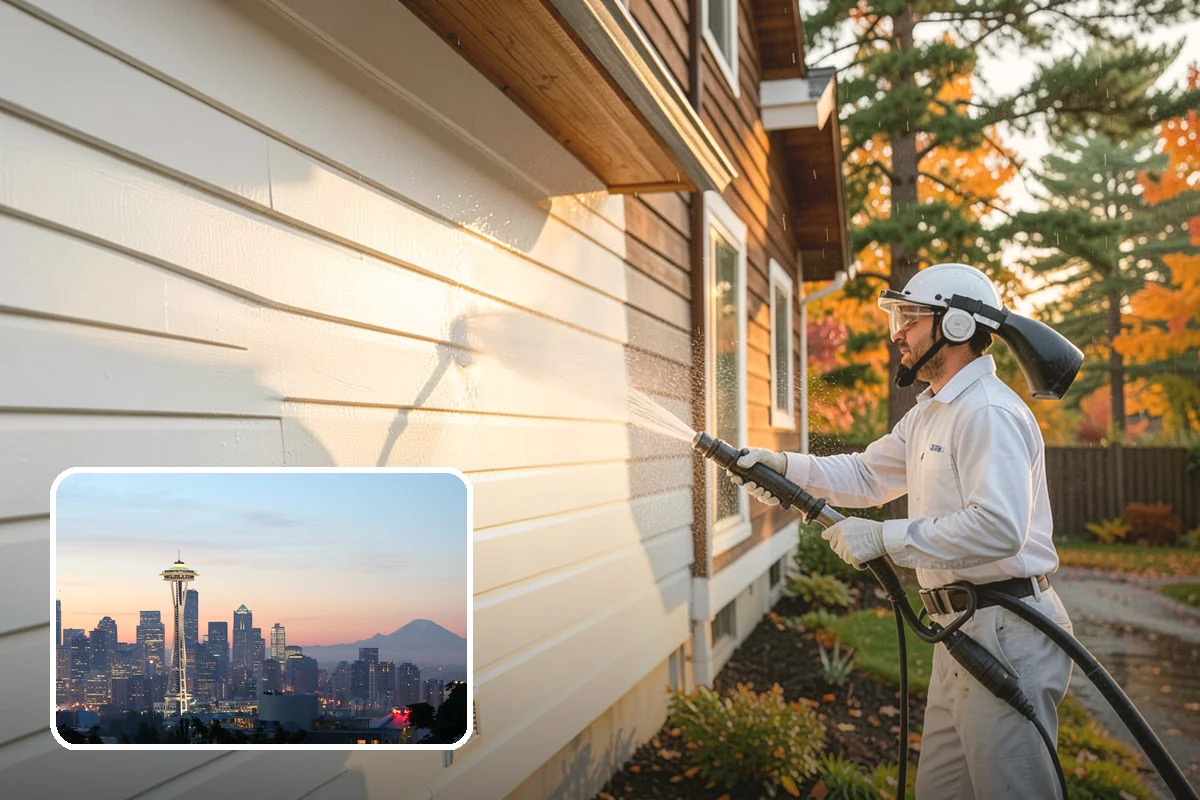 Window Sill Cleaning in Seattle, King County, WA - Clears algae and organic streaks from the sills