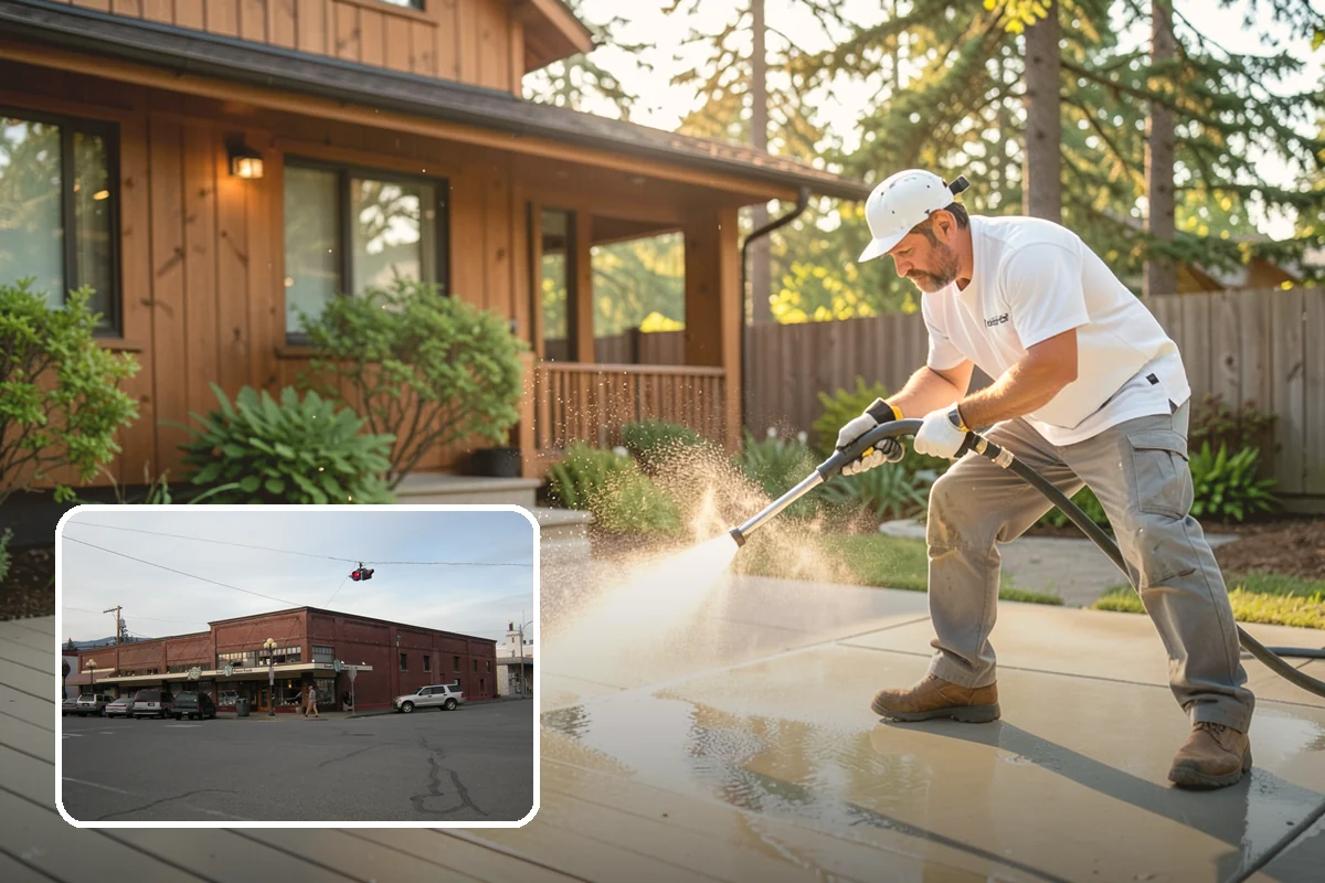 Window Sill Cleaning in Sedro-Woolley, Skagit County, WA - Clears algae and organic streaks from the sills