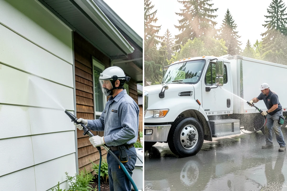Window Sill Cleaning in Snoqualmie, King County, WA - Clear loose debris from the sill surfaces