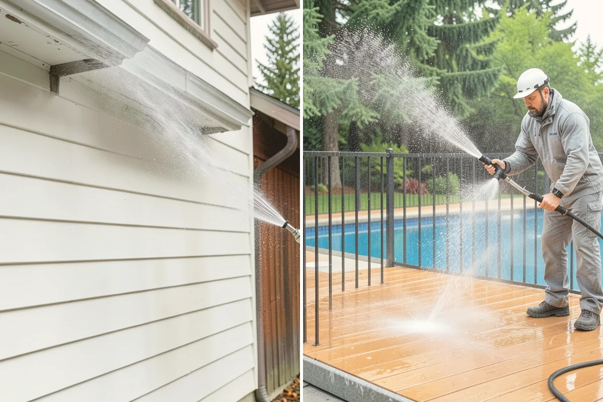 Window Sill Cleaning in Stanwood, Snohomish County, WA - Clear loose debris from the sill surfaces