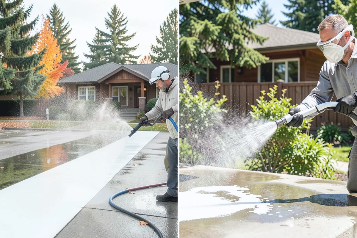 Window Sill Cleaning in Woodinville, King County, WA - Clear loose debris from the sill surfaces