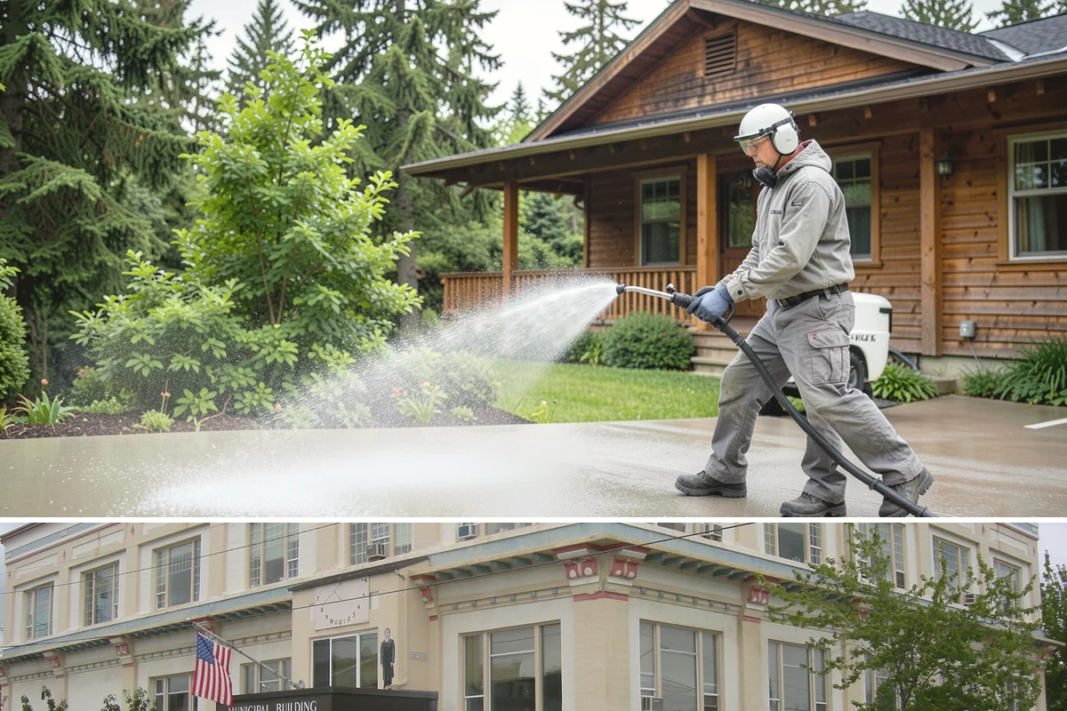 Window Track Cleaning in Anacortes, Skagit County, WA - Track cleaning fits well in spring, clearing the damp winter buildup before summer window use.