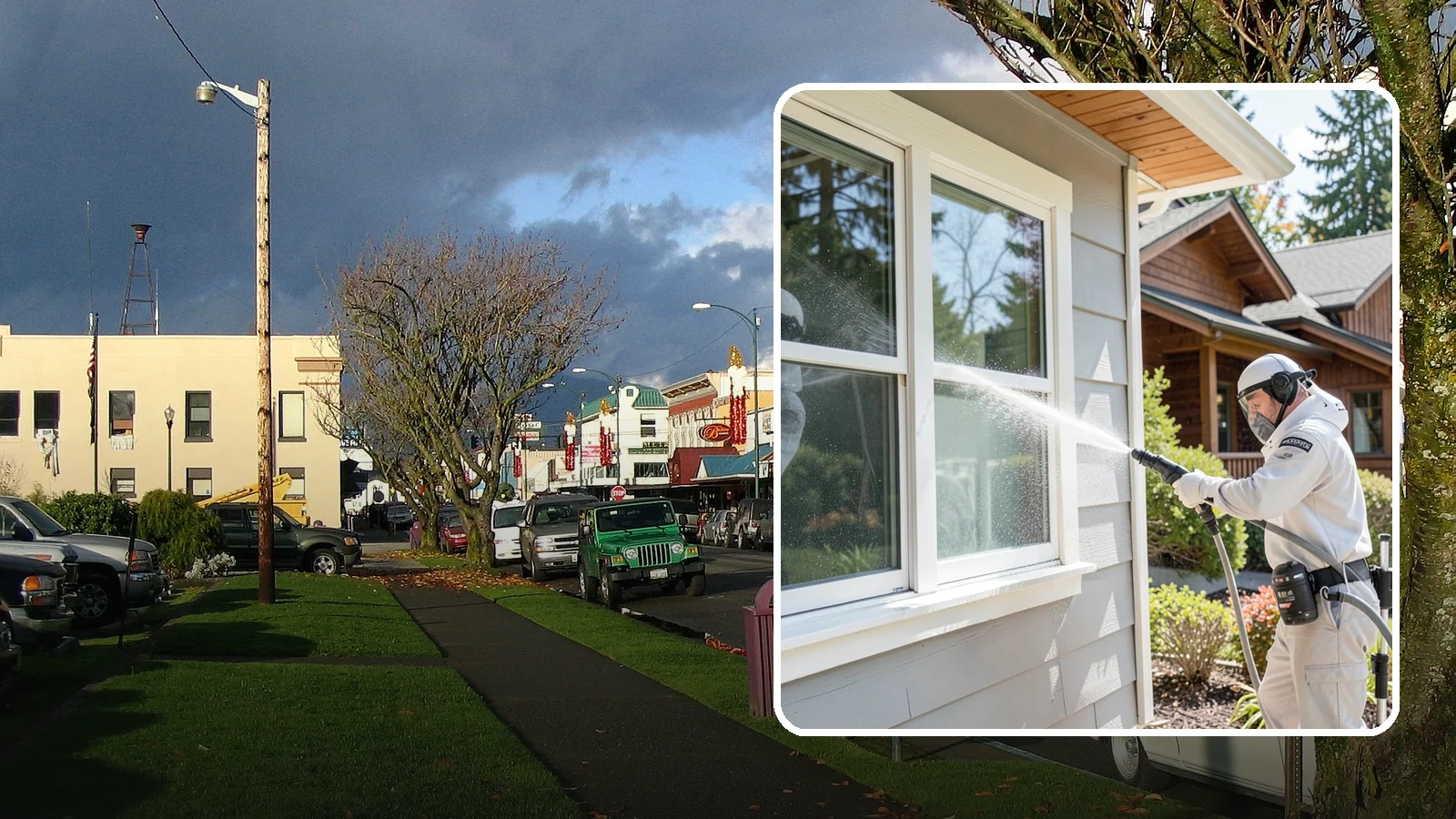 Window Track Cleaning in Arlington, Snohomish County, WA - Deep cleaning of window tracks where our wet climate packs dirt, grit, and mildew into the channels.