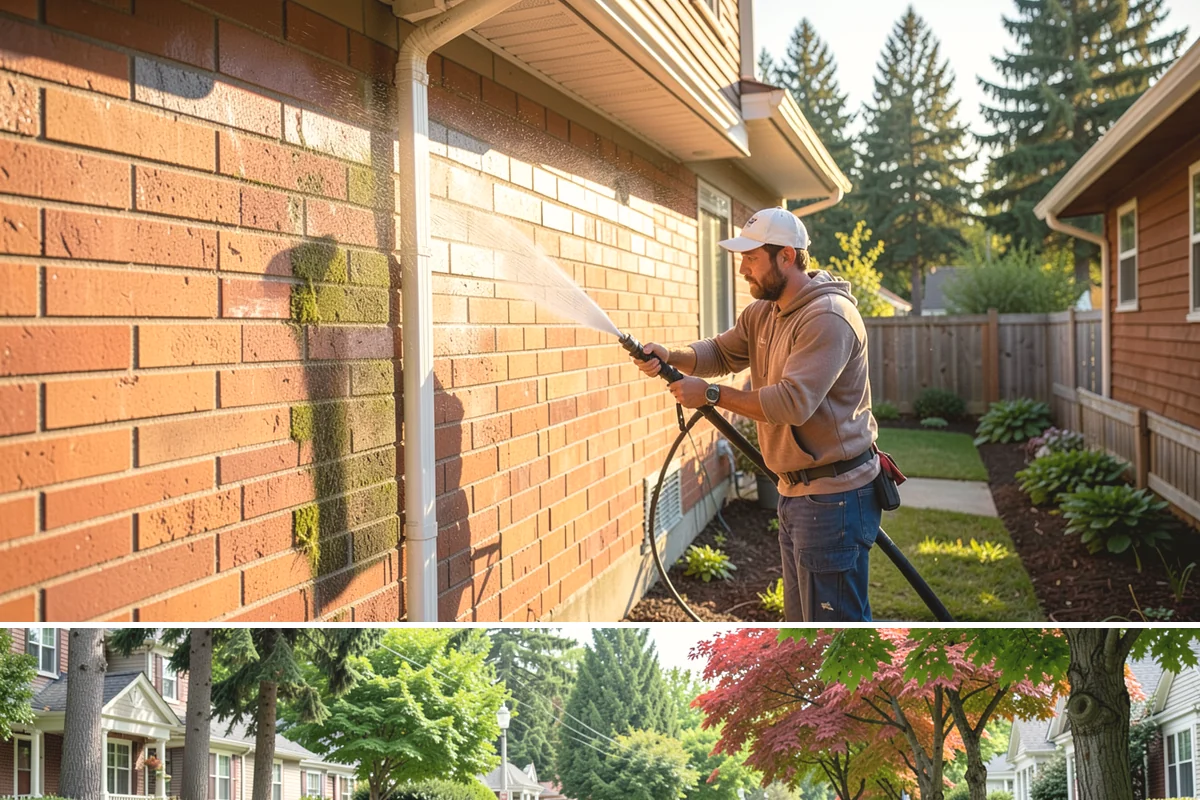 Window Track Cleaning in Beaux Arts Village, King County, WA - Track cleaning fits well in spring, clearing the damp winter buildup before summer window use.