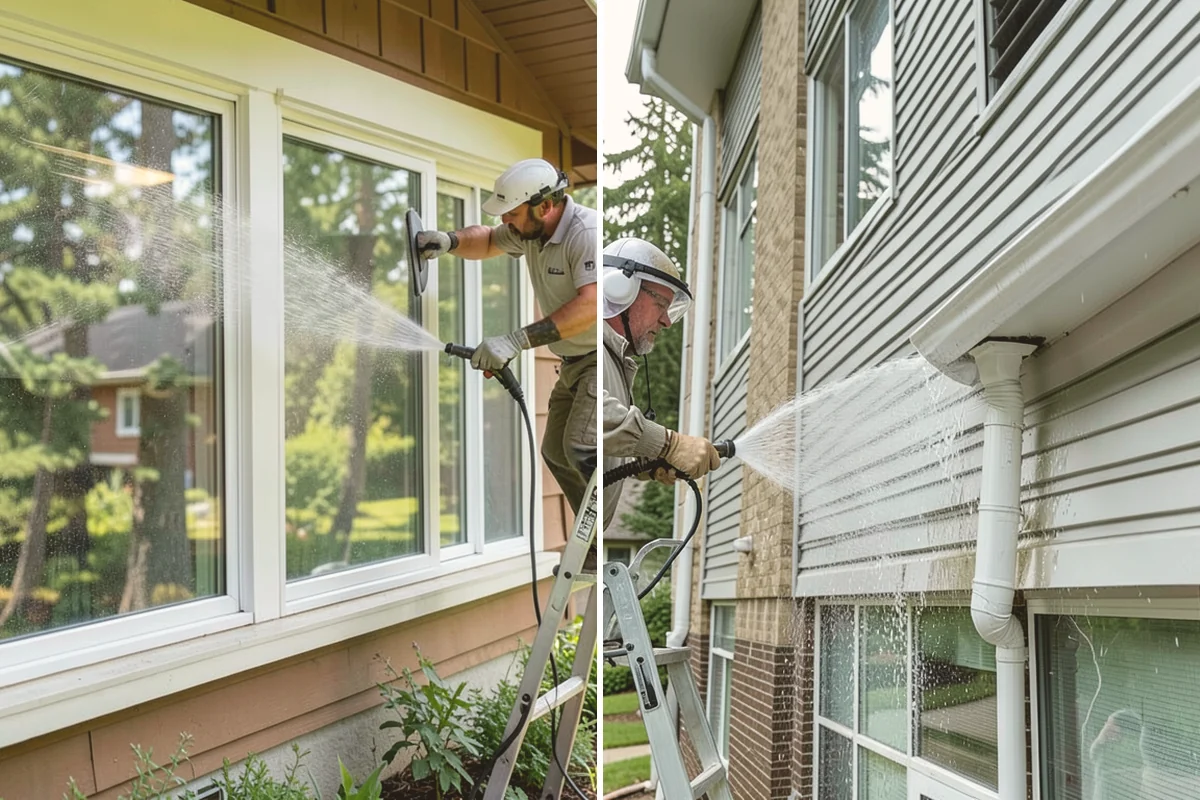 Window Track Cleaning in Bellevue, King County, WA - Vacuum loose debris from the tracks