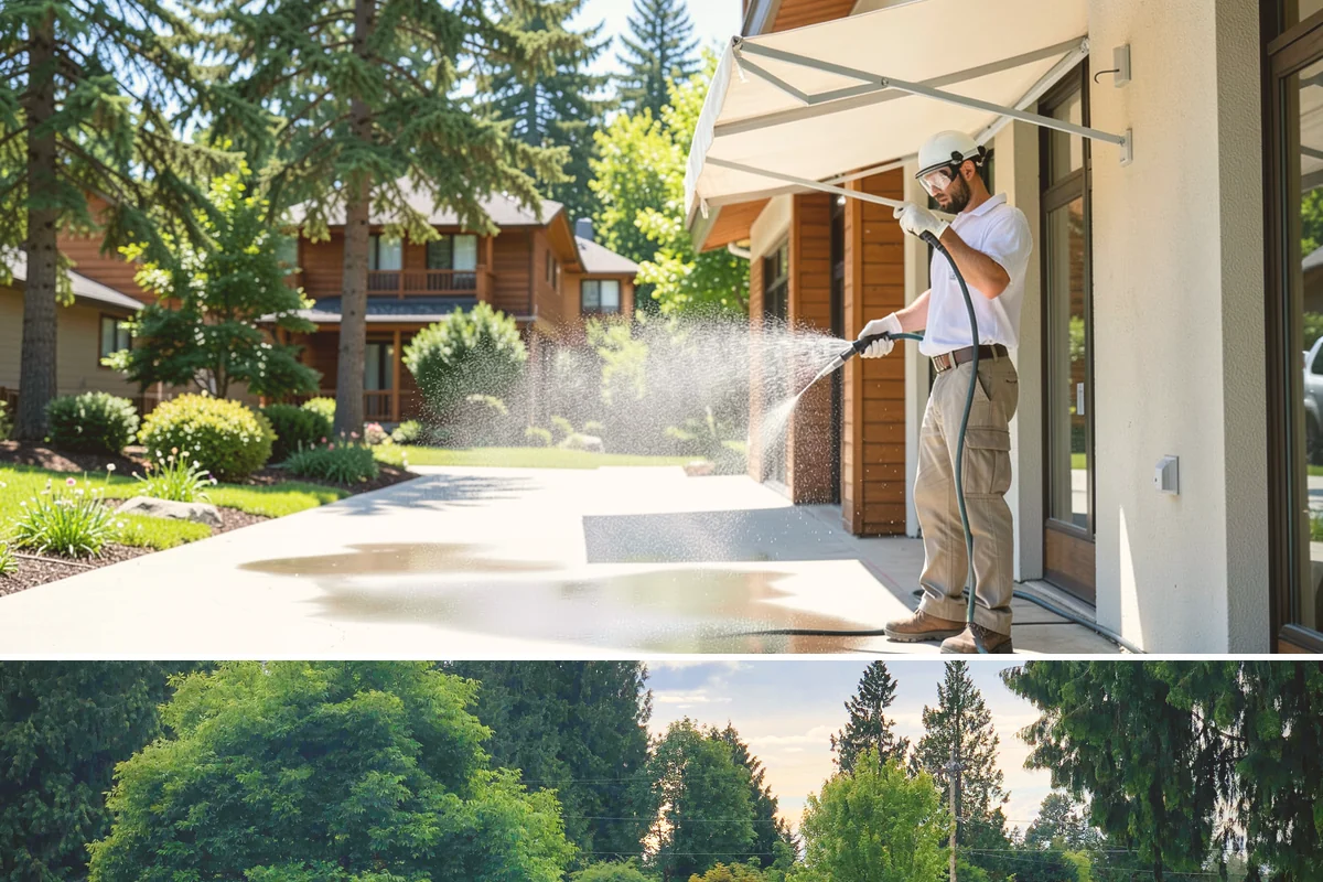 Window Track Cleaning in Bonney Lake, Pierce County, WA - Track cleaning fits well in spring, clearing the damp winter buildup before summer window use.