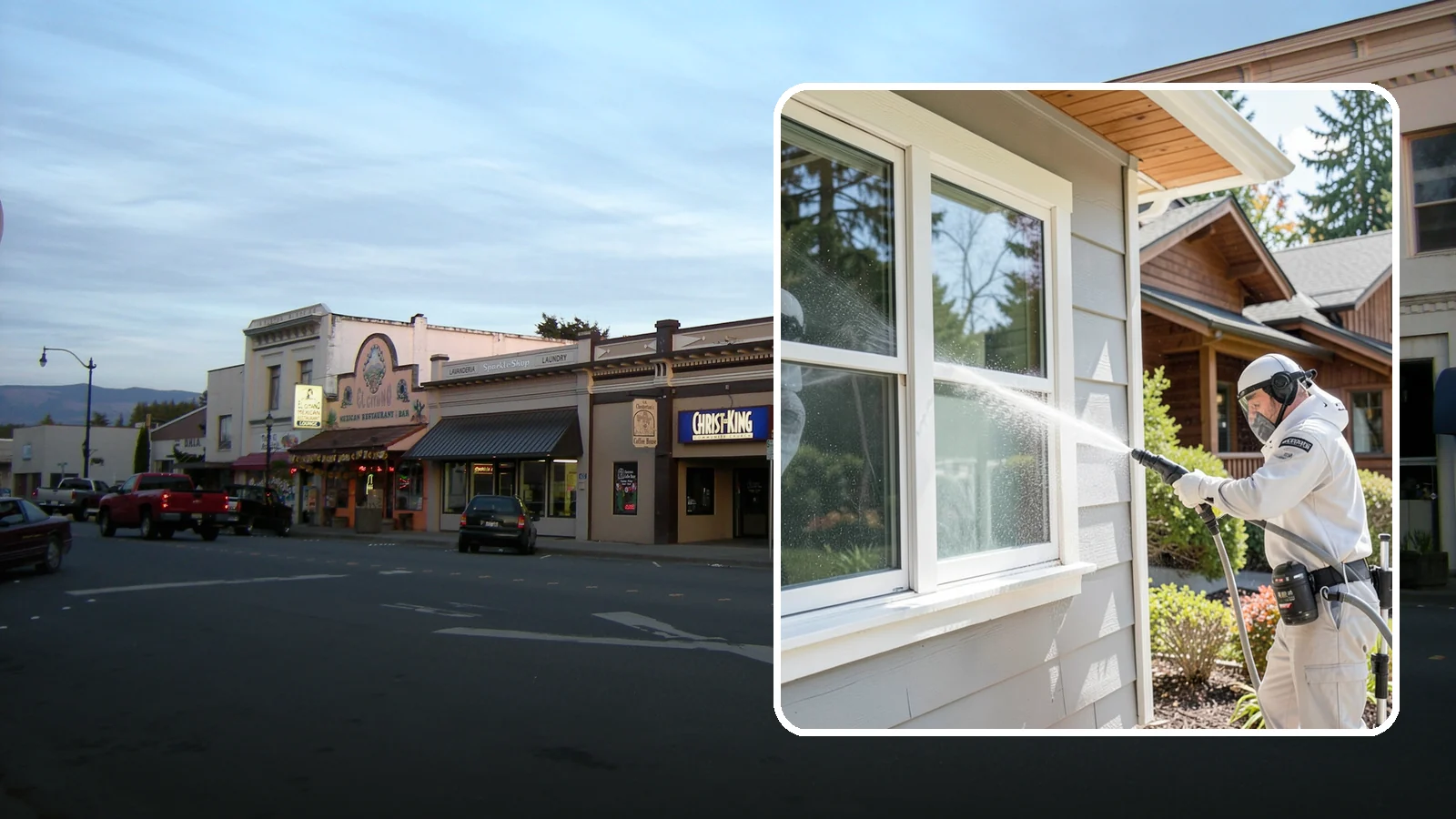 Window Track Cleaning in Burlington, Skagit County, WA - Deep cleaning of window tracks where our wet climate packs dirt, grit, and mildew into the channels.