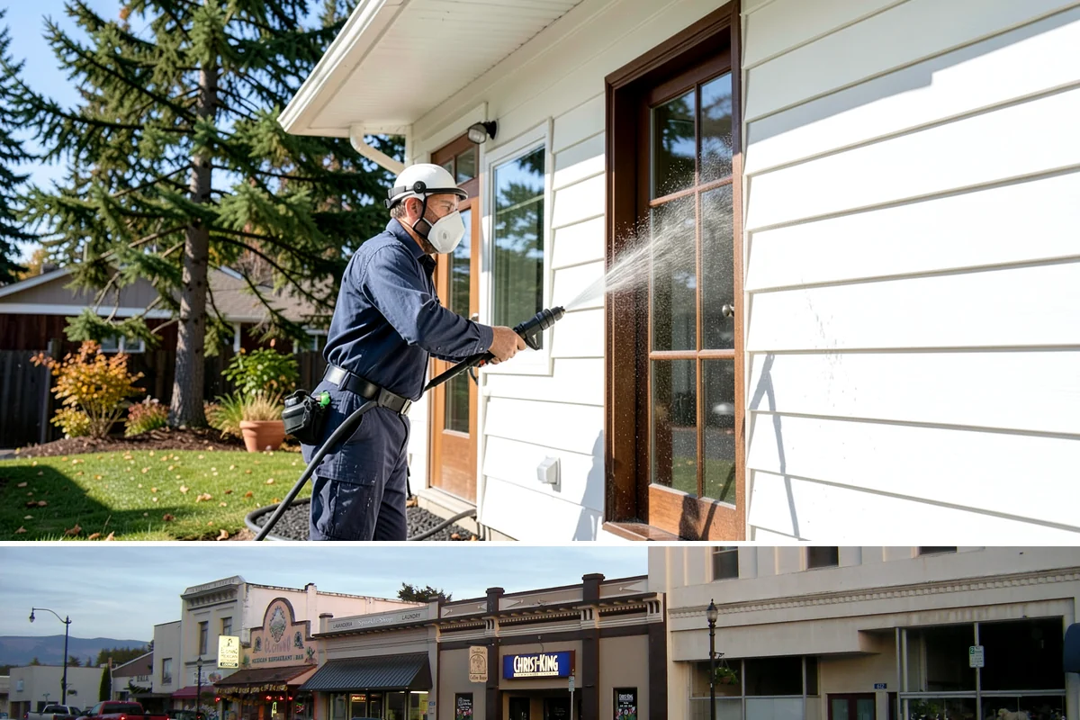 Window Track Cleaning in Burlington, Skagit County, WA - Track cleaning fits well in spring, clearing the damp winter buildup before summer window use.