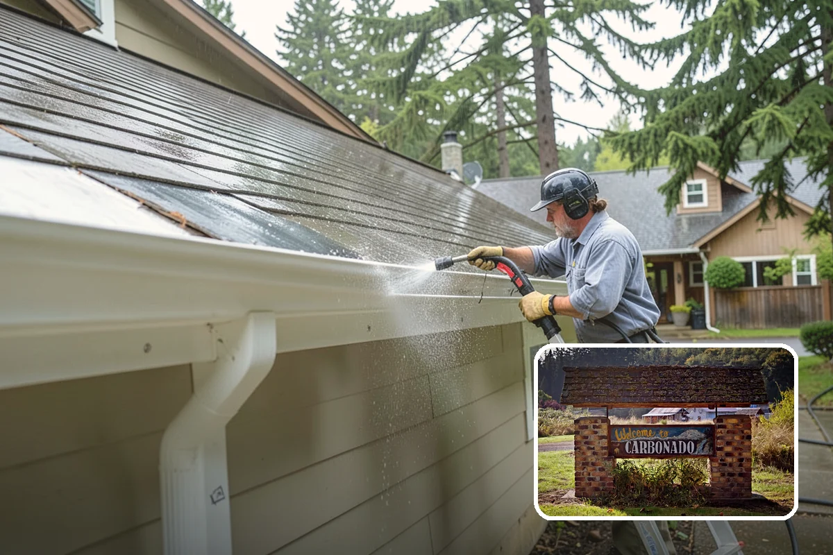 Window Track Cleaning in Carbonado, Pierce County, WA - Clears packed dirt and mildew from the track channels