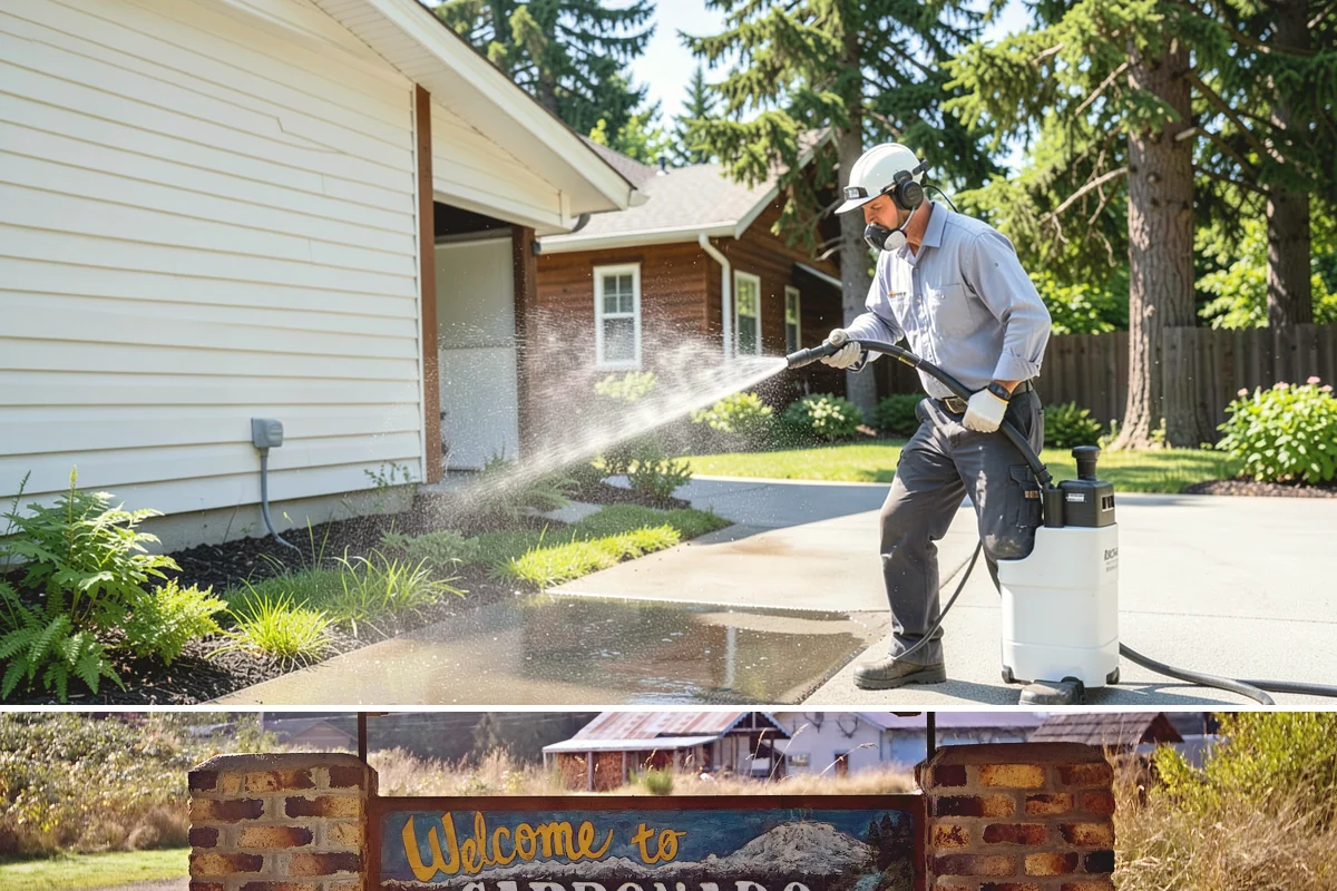 Window Track Cleaning in Carbonado, Pierce County, WA - Track cleaning fits well in spring, clearing the damp winter buildup before summer window use.
