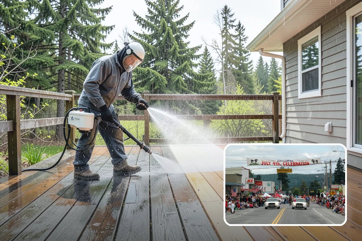 Window Track Cleaning in Carnation, King County, WA - Clears packed dirt and mildew from the track channels
