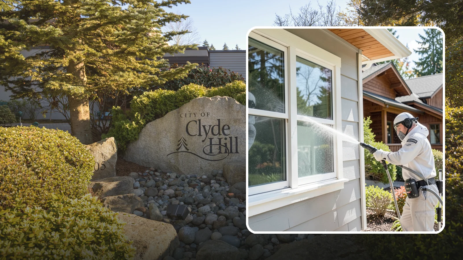 Window Track Cleaning in Clyde Hill, King County, WA - Deep cleaning of window tracks where our wet climate packs dirt, grit, and mildew into the channels.