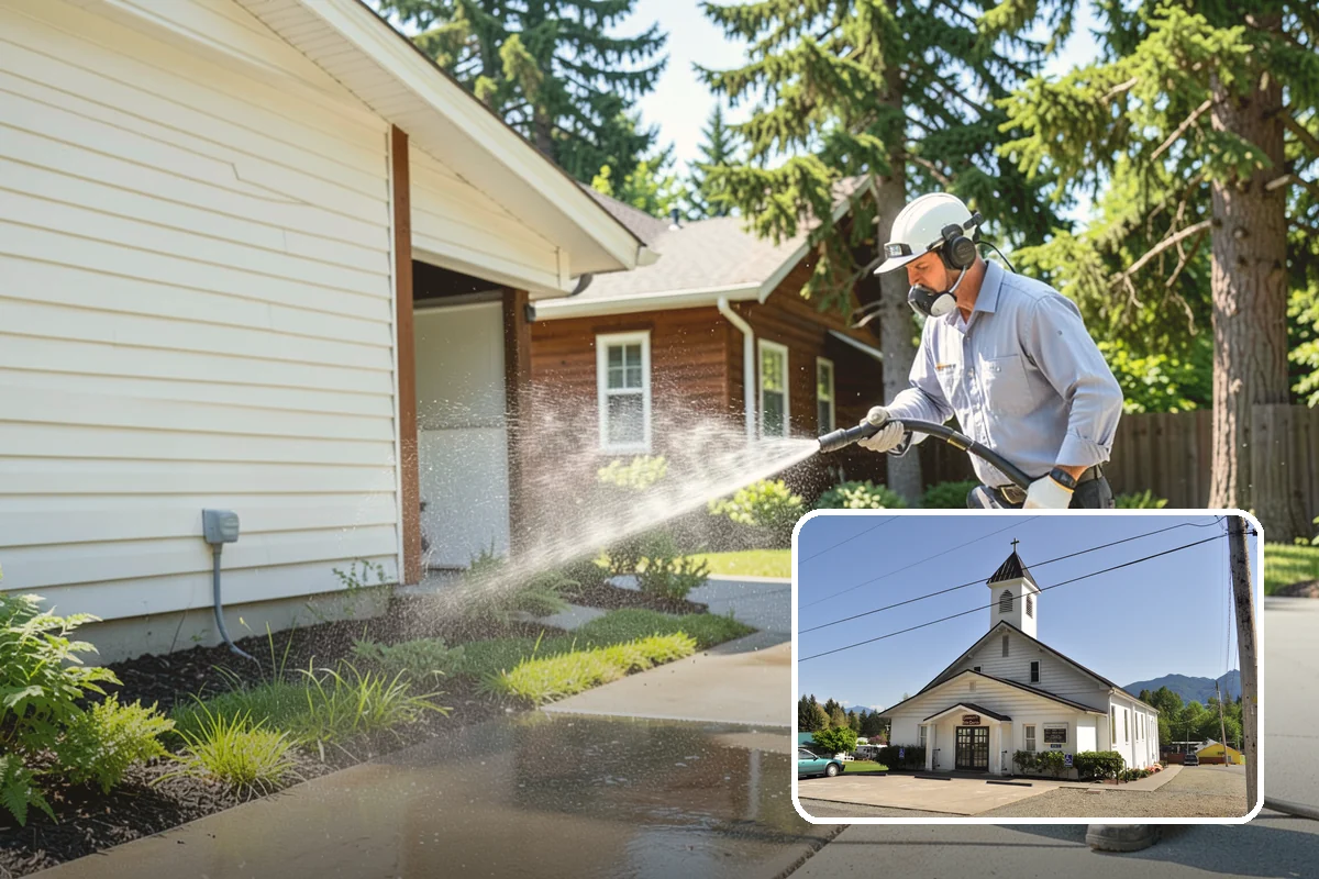 Window Track Cleaning in Concrete, Skagit County, WA - Clears packed dirt and mildew from the track channels