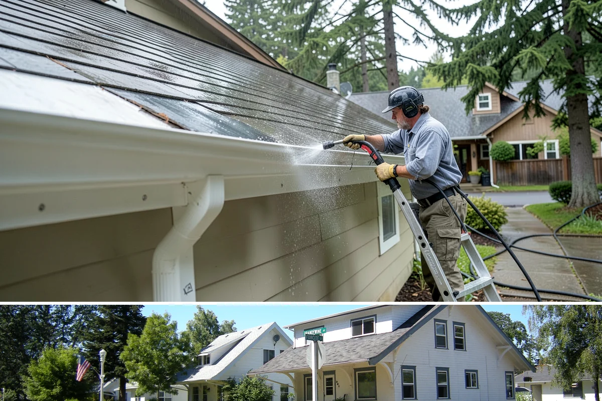 Window Track Cleaning in DuPont, Pierce County, WA - Track cleaning fits well in spring, clearing the damp winter buildup before summer window use.
