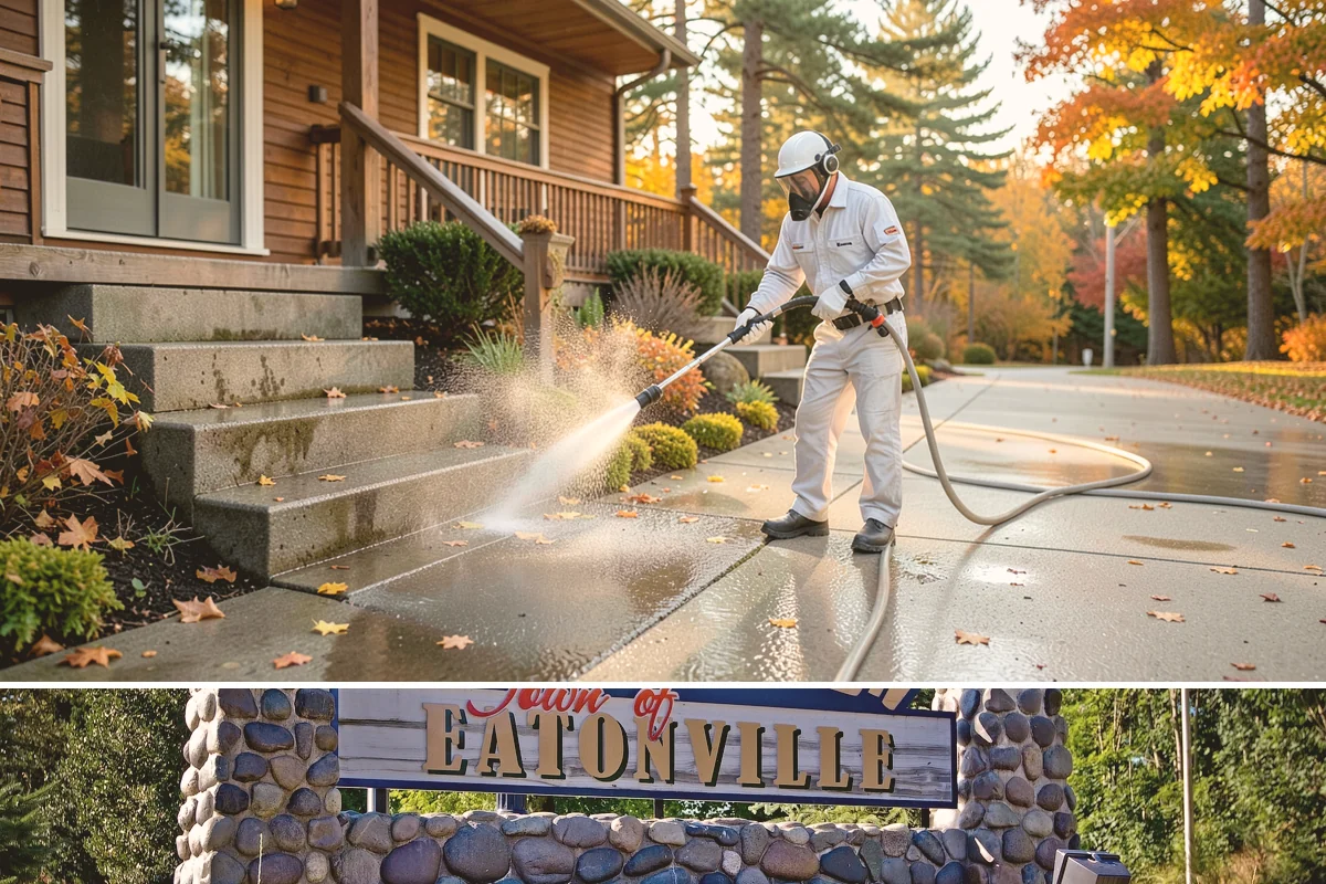 Window Track Cleaning in Eatonville, Pierce County, WA - Track cleaning fits well in spring, clearing the damp winter buildup before summer window use.
