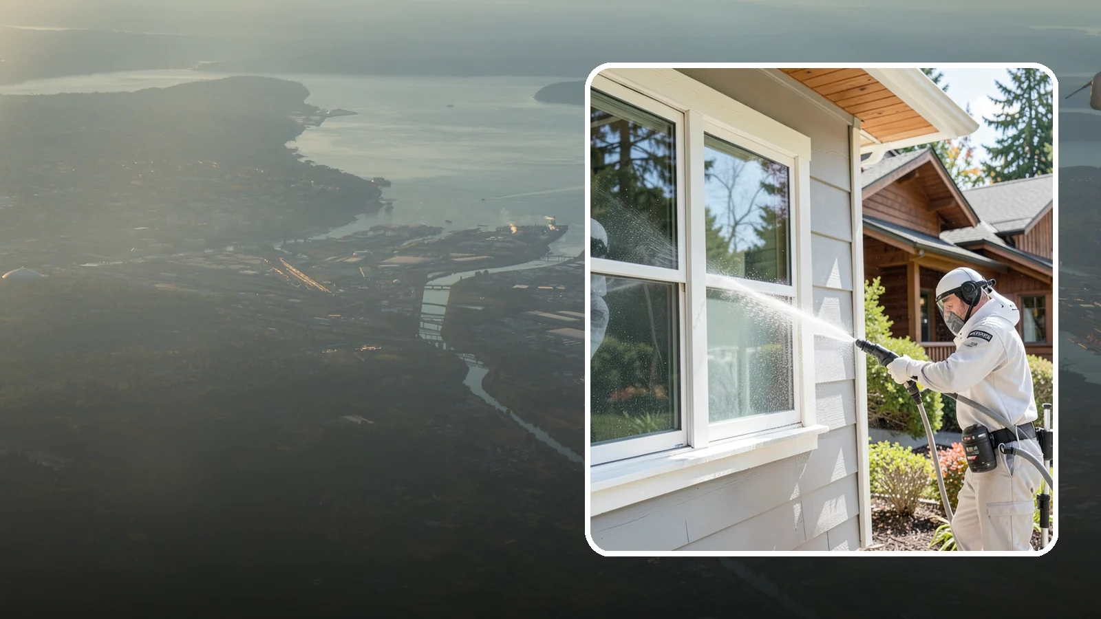 Window Track Cleaning in Fife, Pierce County, WA - Deep cleaning of window tracks where our wet climate packs dirt, grit, and mildew into the channels.