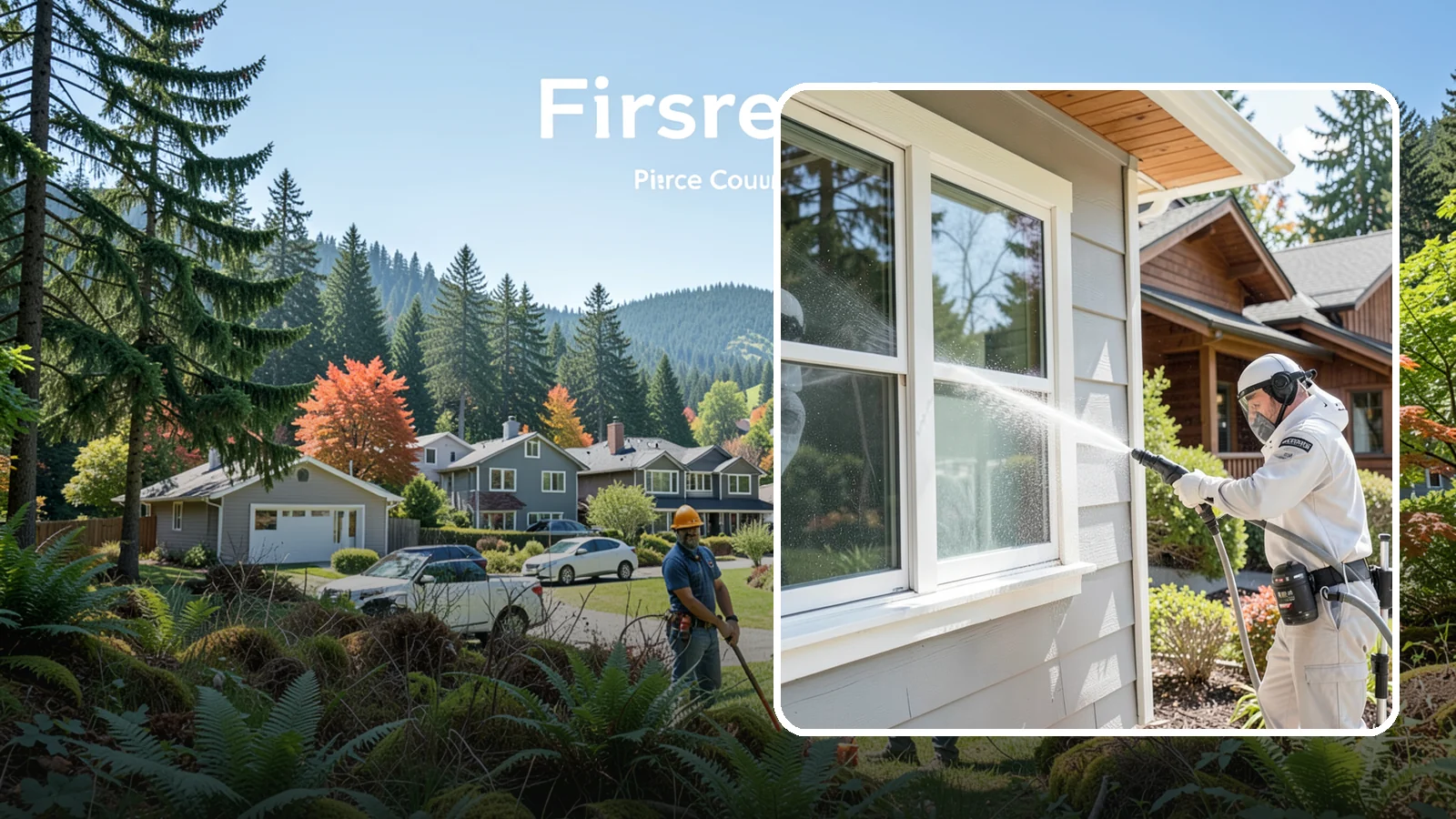Window Track Cleaning in Fircrest, Pierce County, WA - Deep cleaning of window tracks where our wet climate packs dirt, grit, and mildew into the channels.