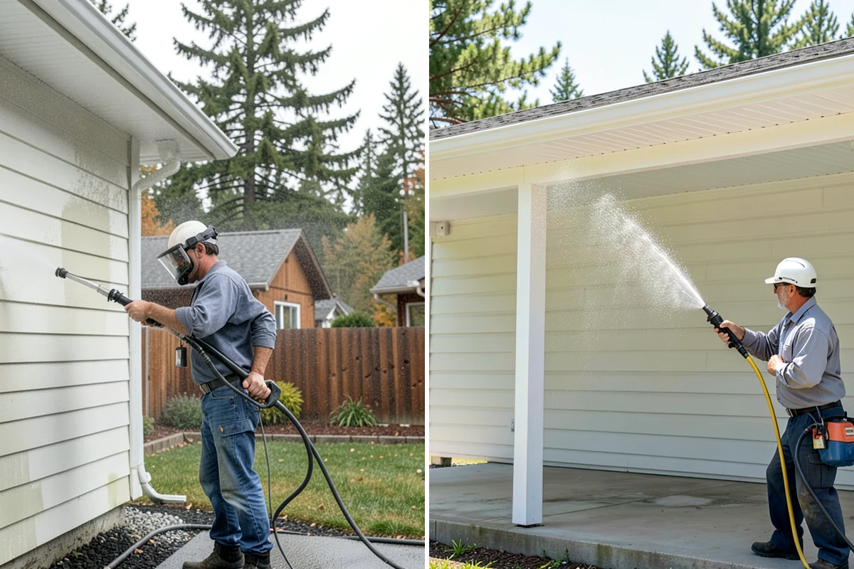 Window Track Cleaning in Fircrest, Pierce County, WA - Vacuum loose debris from the tracks