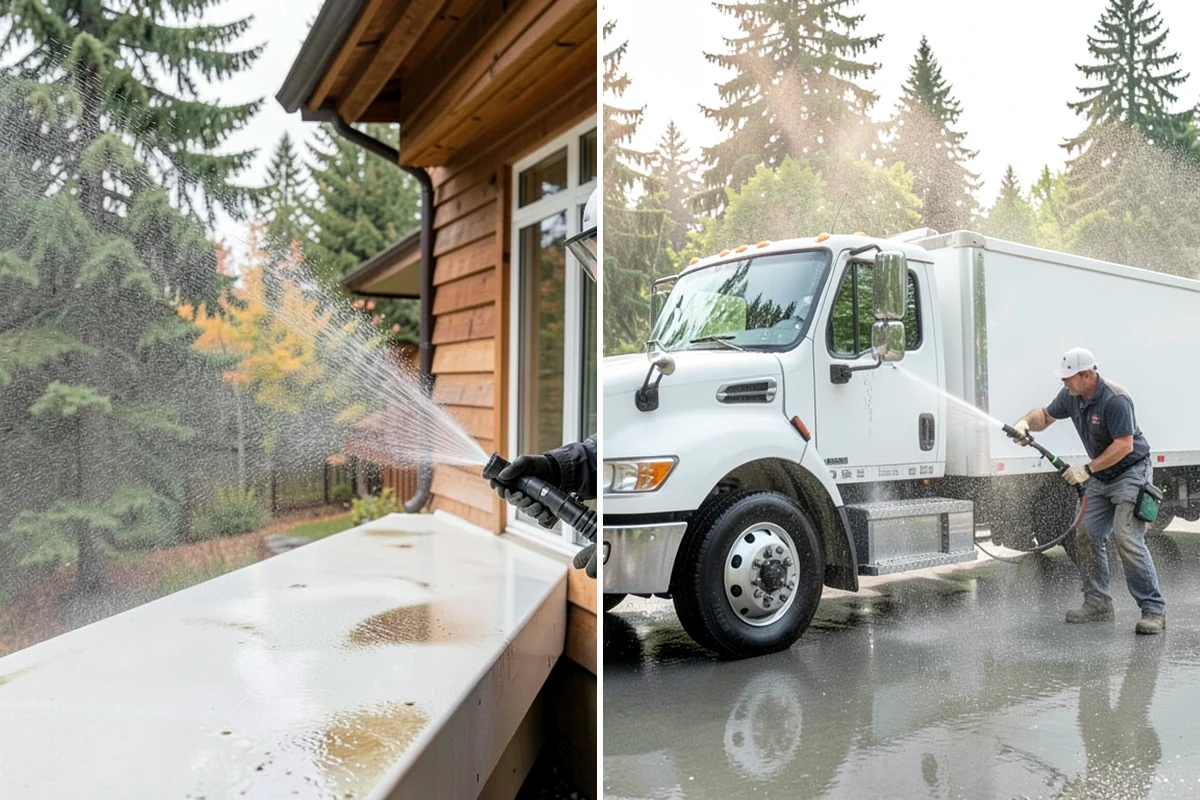 Window Track Cleaning in Gig Harbor, Pierce County, WA - Vacuum loose debris from the tracks