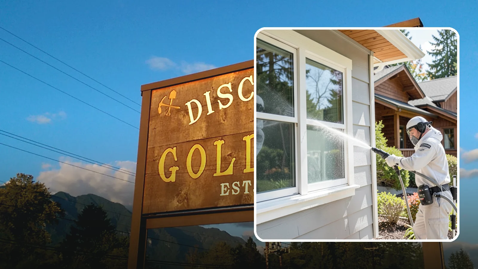 Window Track Cleaning in Gold Bar, Snohomish County, WA - Deep cleaning of window tracks where our wet climate packs dirt, grit, and mildew into the channels.