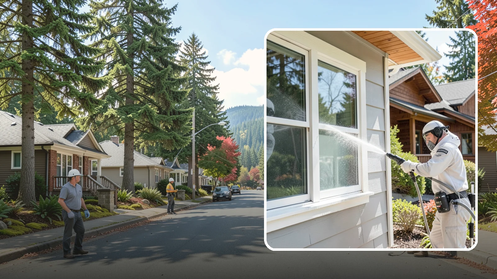 Window Track Cleaning in Hunts Point, King County, WA - Deep cleaning of window tracks where our wet climate packs dirt, grit, and mildew into the channels.