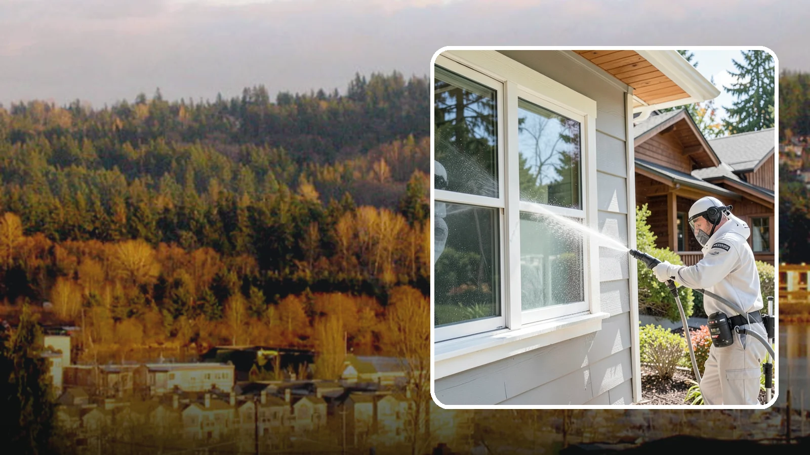 Window Track Cleaning in Kenmore, King County, WA - Deep cleaning of window tracks where our wet climate packs dirt, grit, and mildew into the channels.