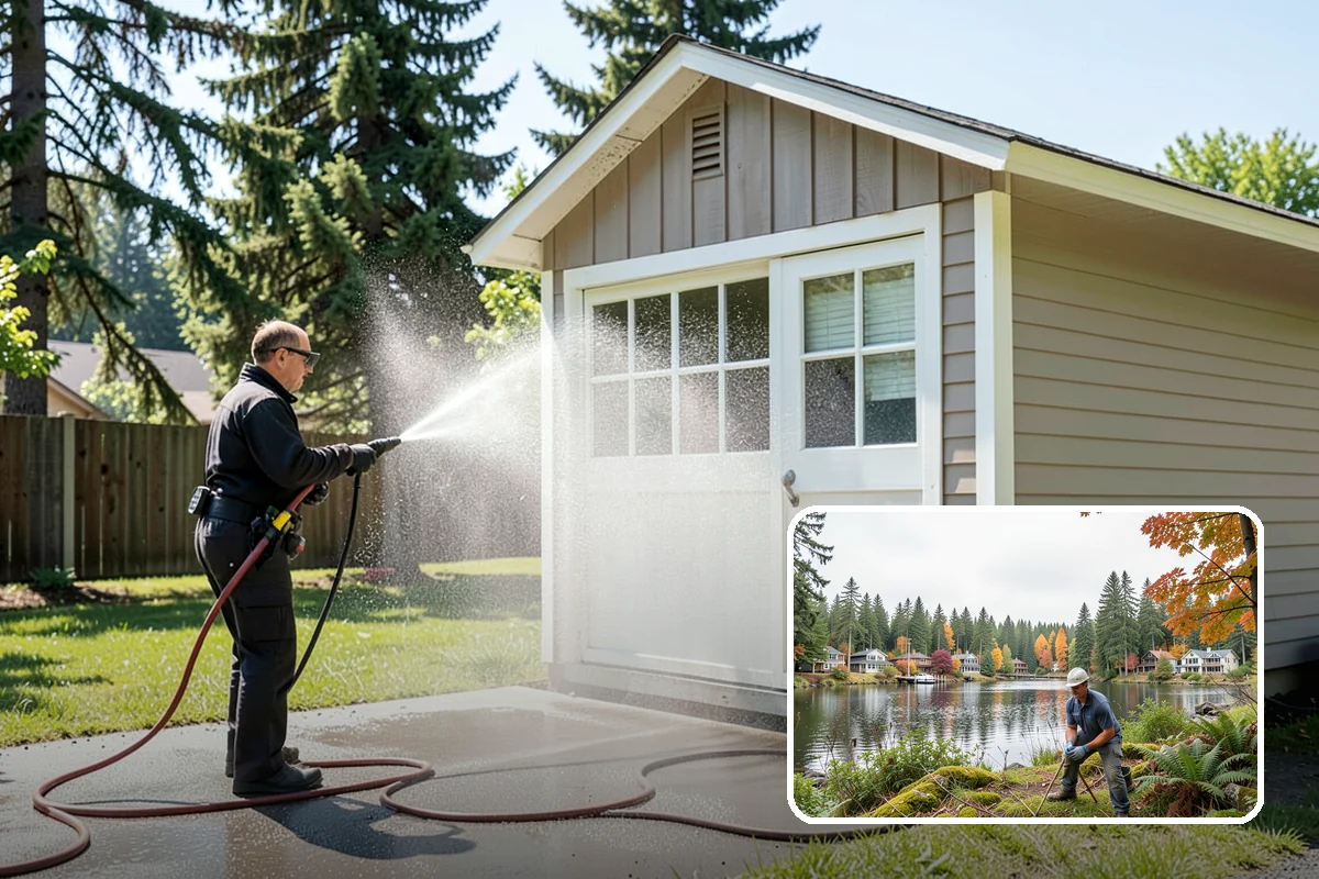 Window Track Cleaning in La Conner, Skagit County, WA - Clears packed dirt and mildew from the track channels