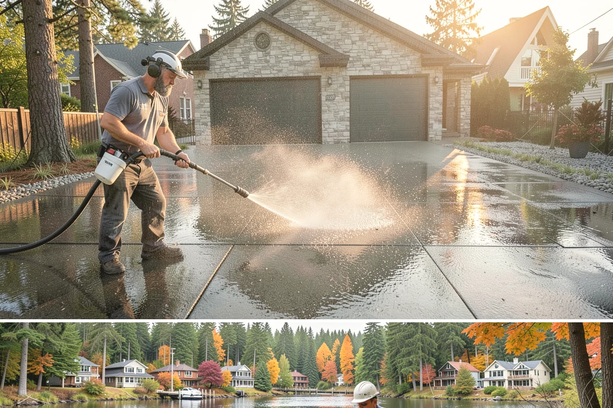 Window Track Cleaning in La Conner, Skagit County, WA - Track cleaning fits well in spring, clearing the damp winter buildup before summer window use.