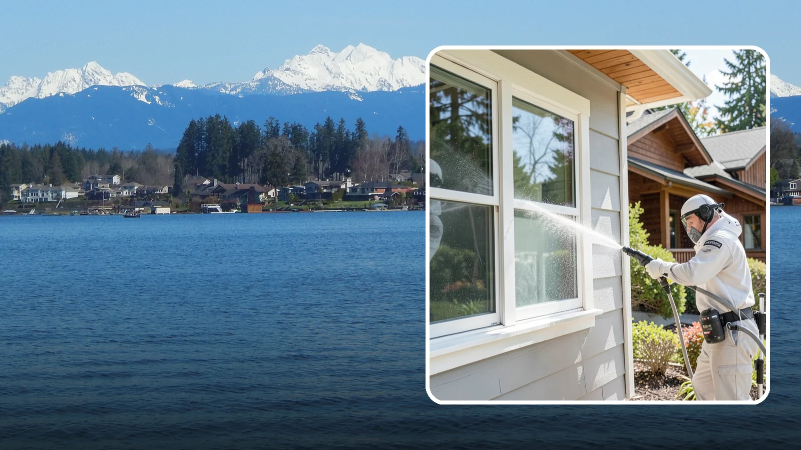 Window Track Cleaning in Lake Stevens, Snohomish County, WA - Deep cleaning of window tracks where our wet climate packs dirt, grit, and mildew into the channels.