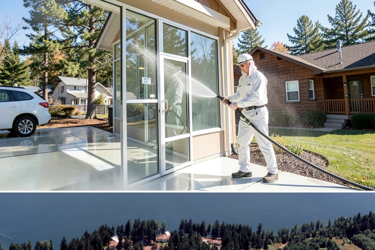 Window Track Cleaning in Lakewood, Pierce County, WA - Track cleaning fits well in spring, clearing the damp winter buildup before summer window use.