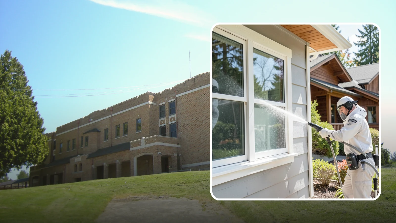 Window Track Cleaning in Maple Valley, King County, WA - Deep cleaning of window tracks where our wet climate packs dirt, grit, and mildew into the channels.