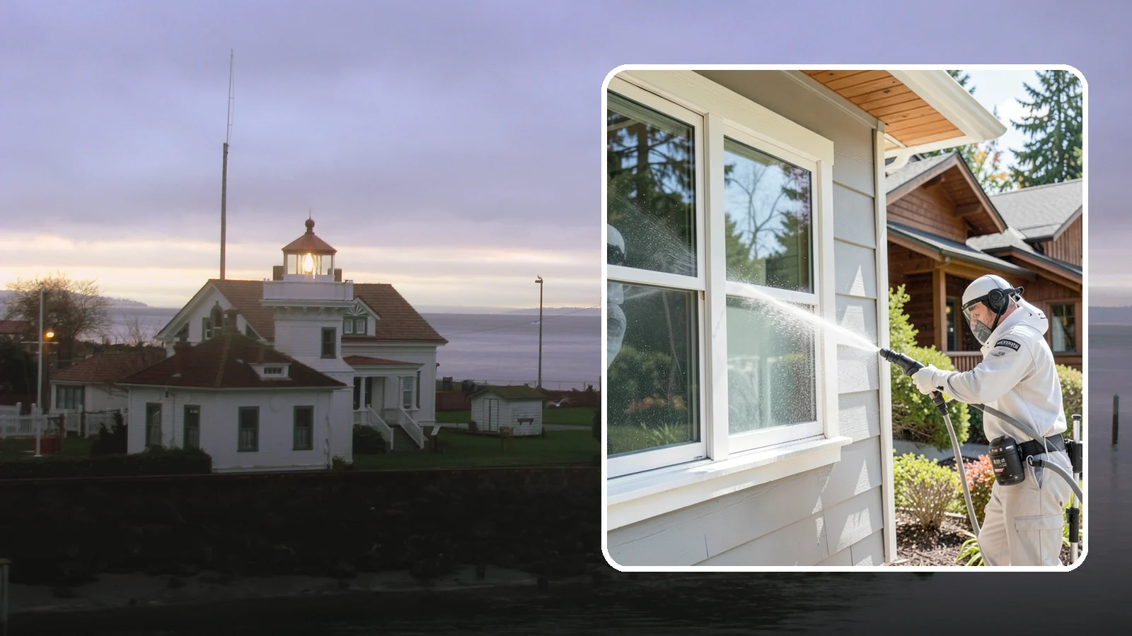 Window Track Cleaning in Mukilteo, Snohomish County, WA - Deep cleaning of window tracks where our wet climate packs dirt, grit, and mildew into the channels.
