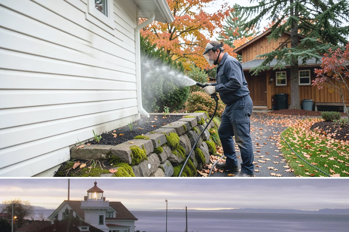 Window Track Cleaning in Mukilteo, Snohomish County, WA - Track cleaning fits well in spring, clearing the damp winter buildup before summer window use.
