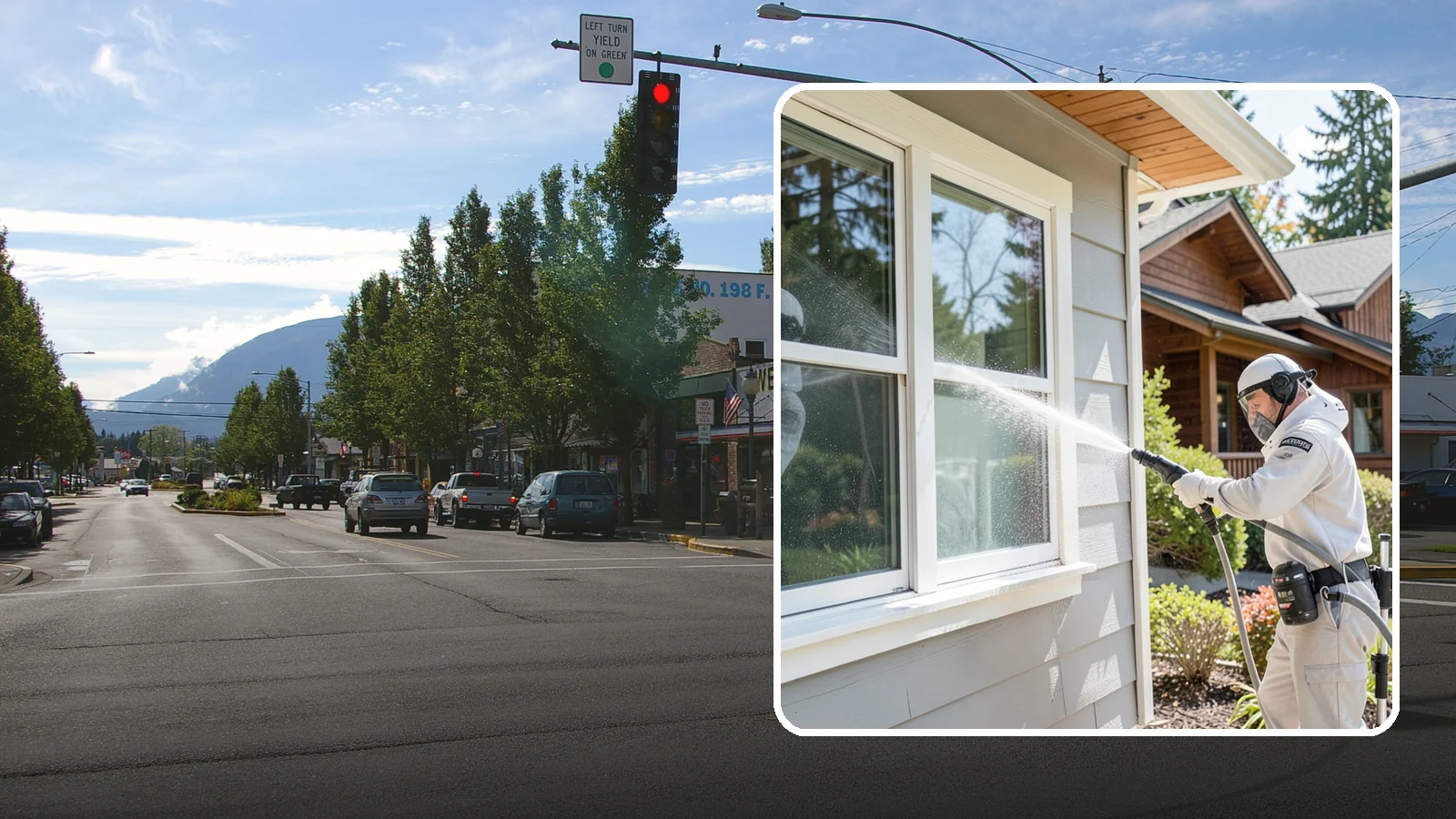 Window Track Cleaning in North Bend, King County, WA - Deep cleaning of window tracks where our wet climate packs dirt, grit, and mildew into the channels.