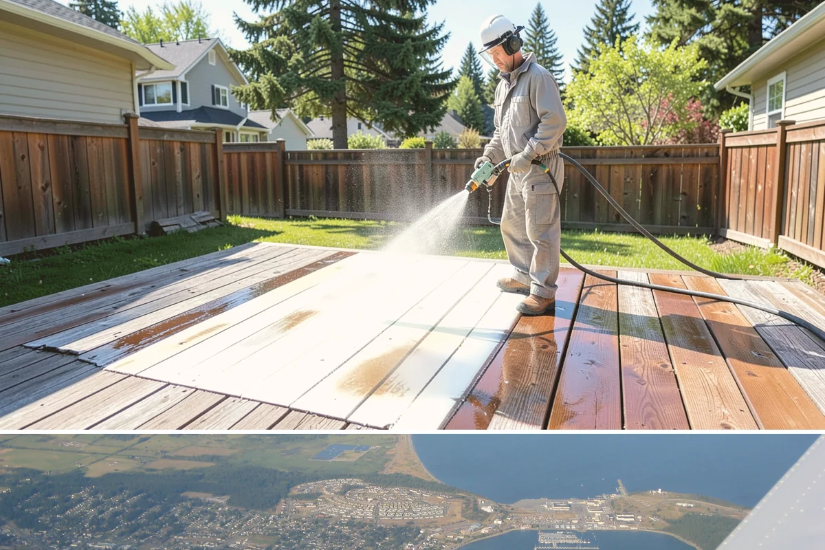 Window Track Cleaning in Oak Harbor, Island County, WA - Track cleaning fits well in spring, clearing the damp winter buildup before summer window use.
